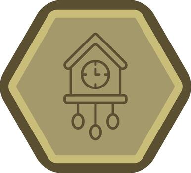 cuco reloj mínimo ui elemento vector