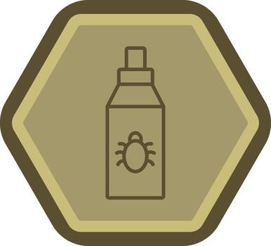 Bug Repellent User Interface Mark vector