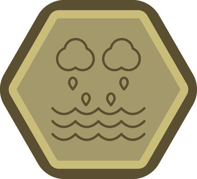 Rainstorm Sharp Edge Visual vector