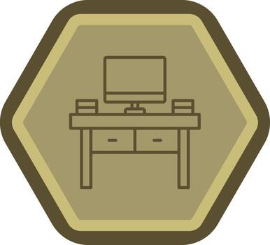 Workplace Clean Frame Object vector