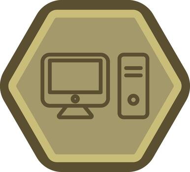 computadora web estilo gráfico vector