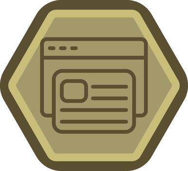 Feed Minimal Graphic Visual vector