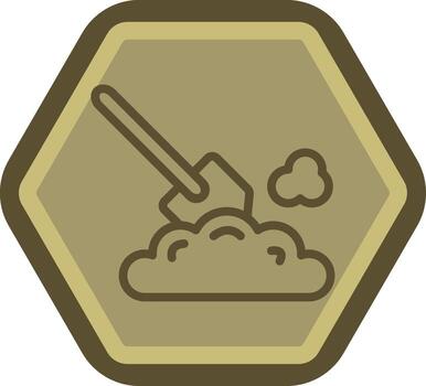 Digger Abstract UI Visual vector