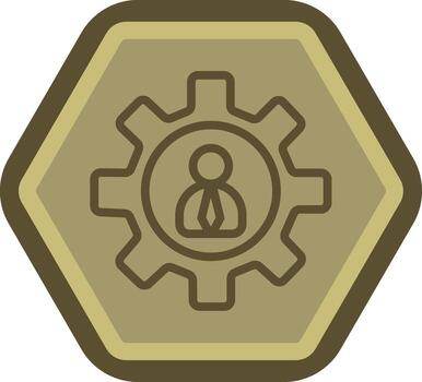 Setting 3D Rendered Symbol vector