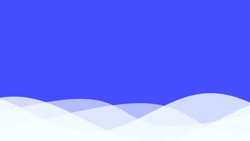 un astratto digitale paesaggio design con stratificato onde, simboleggiante creatività, immaginazione, e tecnologico visualizzazione di dati ambienti video