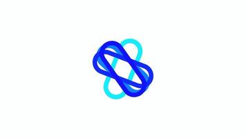 en kvantinspirerad design symbol, representerar trogen innovation i vetenskap, kvant mekanik, och de möjligheterna av Avancerad datoranvändning video