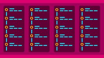 een digitaal codering koppel gevulde met meerdere lijnen van kleurrijk code, vertegenwoordigen gestructureerd programmering en digitaal ontwikkeling in vooruitgang video