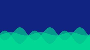 A dynamic visualization of sound waves, illustrating the beauty of acoustic patterns and the flow of audio frequencies in motion video