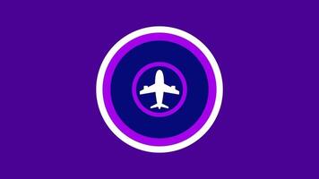 en symbolisk flyg navigering ikon, representerar noggrannhet, vägledning, och innovation i flyg teknologi och flyg- system video