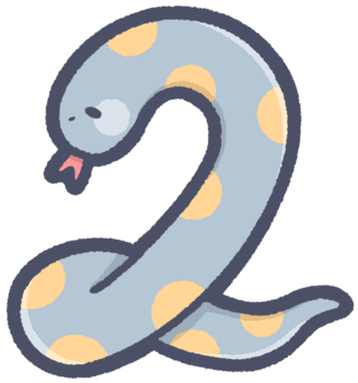 polca ponto serpente dentro número dois png