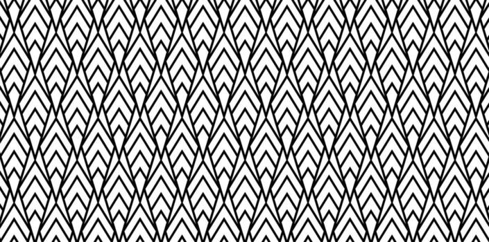 resumen negro y blanco geométrico modelo de repitiendo flechas vector