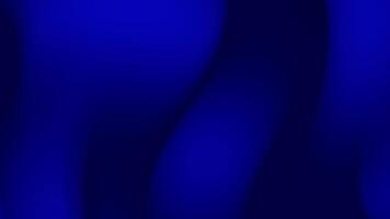 djup blå abstrakt bakgrund med mjuk lutning vågor och organisk kurvor. elegant och minimal design lämplig för modern teknik, lyx, eller företag teman. video
