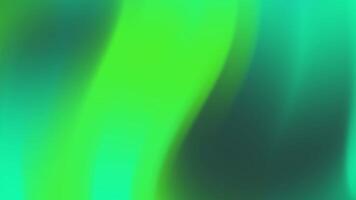 ljus abstrakt bakgrund terar vätska grön och kricka gradienter med mjuk kurvor och rörelse. modern och minimal stil med kopia Plats för design använda sig av. video