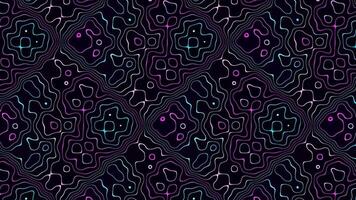 abstrakt sömlös mönster design med geometrisk former för dynamisk bakgrund video