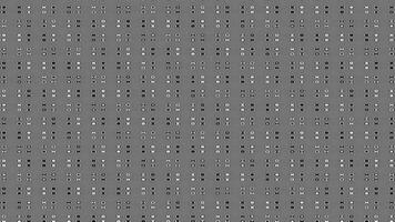 faszinierend abstrakt monochromatisch Hintergrund mit kompliziert wiederholen Muster und optisch Auswirkungen video