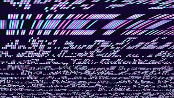 abstrait La technologie Contexte avec embrasé Les données blocs et diffusion lignes video