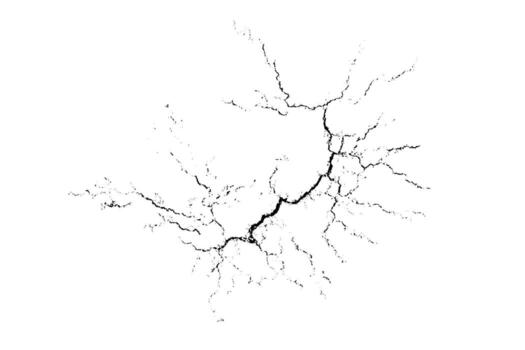 Overlay abstract texture. Natural crack element on white background. Grunge one color surface. vector