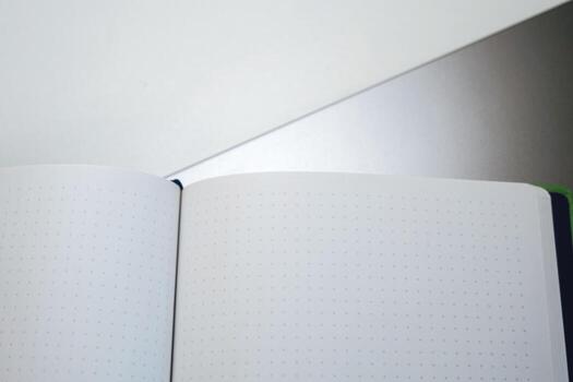 Launch the Notepad application on a sleek, minimalist desk setup photo