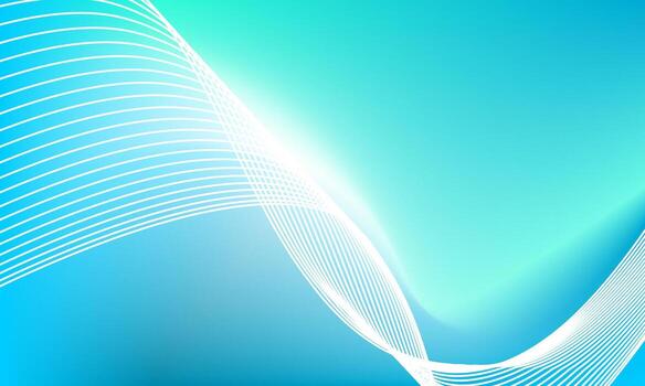 Modern abstract aesthetic background with flowing white curved gradient lines vector