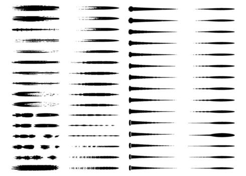 Evolution of Brush Strokes A Visual Depiction of Artistic Expression and Technique Refinement Demonstrating Progression and Versatility vector