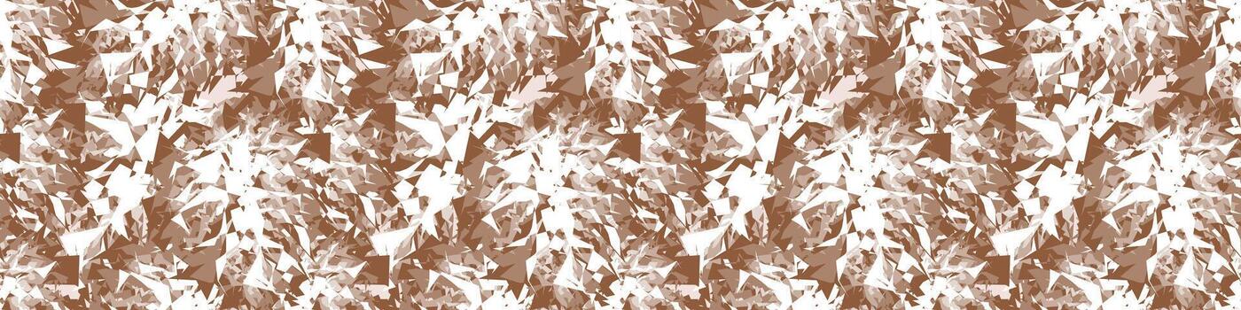 Abstract texture Seamless Pattern. Modern Brown and White Crumpled Texture. Textured Low Poly Design. abstract brown wallpaper vector