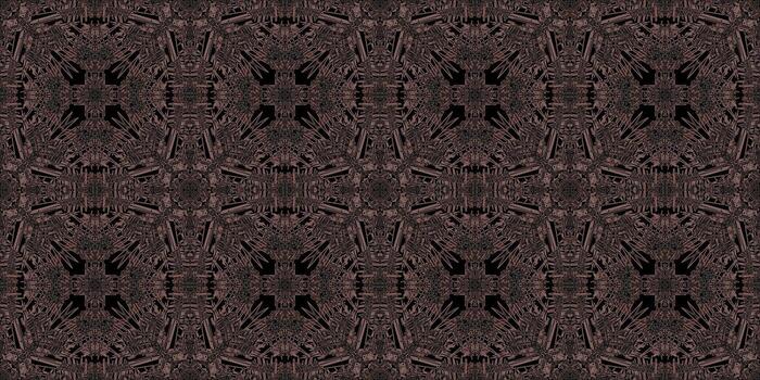 resumen marrón textura ornamental fondo de pantalla diseño. complejo resumen geométrico loseta sin costura modelo. vector