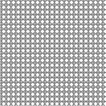 A black and white pattern with a cross design vector