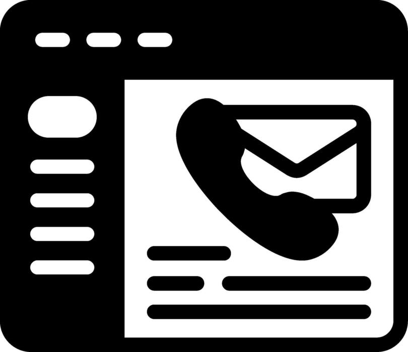 Phone Email Sign Vector Art, Icons, and Graphics for Free Download