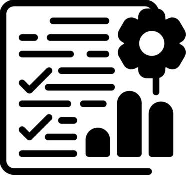 habilidades caracteristicas semi sólido icono vector