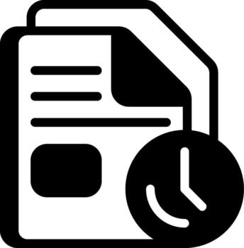 Cache or temp storage file Design vector