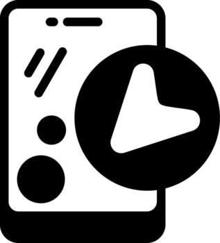Receive Semi Solid Icon vector