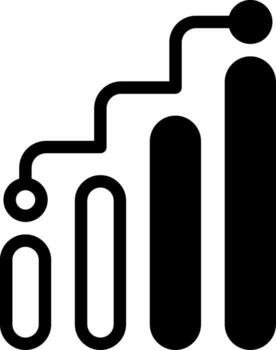 Incrementality Testing Semi Solid Icon vector