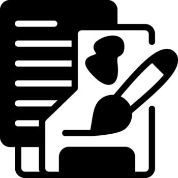 Design Folder Semi Solid Icon vector