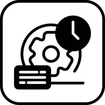 Agile Methodology Semi Solid Icon Design vector