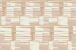 sin costura resumen modelo con irregular rectángulos en beige y crema tonos moderno geométrico diseño para textiles, fondo de pantalla, embalaje, y digital antecedentes vector
