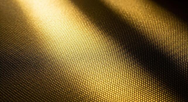 Golden hour sunlight beams through textured surface creating warm abstract patterns photo