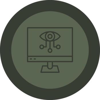 Data Visualization Simplified Line Mark vector