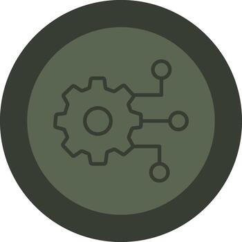 Digital Transformation Minimal UI Element vector