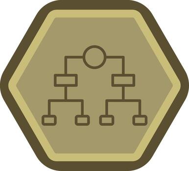 Design Algorithm Monochrome Line Graphic vector