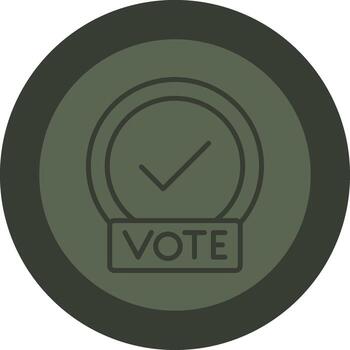 Checking Shadowed Flat Design vector