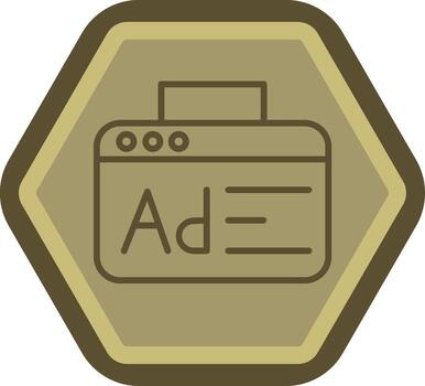 Advertisement Interactive UI Design vector