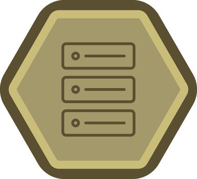 servidor digital tecnología elemento vector