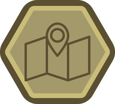 Map Digital Tech Element vector