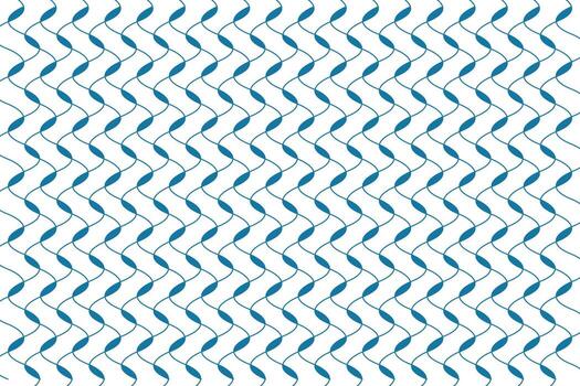 Geometric Pattern With Consistent Lines In Blue vector