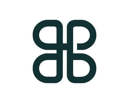 Modern Monogram Inspired by Interlocking Curves and Minimalistic vector