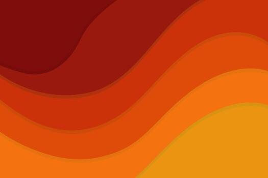 un moderno resumen ola antecedentes presentando suave en capas curvas en calentar degradado tonos de rojo, naranja, y amarillo. Perfecto para digital diseño, sitio web plantillas, social medios de comunicación publicaciones, presentaciones vector
