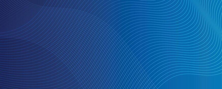 Wavy Line Background with Gradient Flow vector