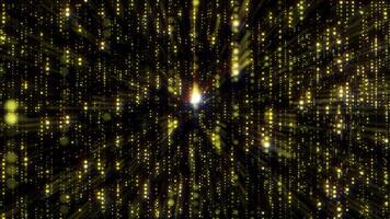 A computer screen with many dots and lines video