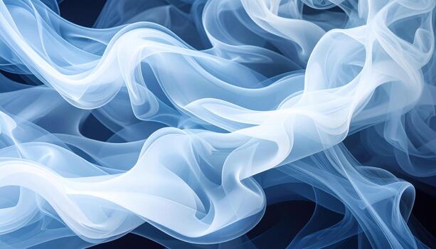 Close up smoke on black layered wisps gray wallpaper background representing atmospheric texture detail suitable for abstract design photo