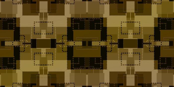 Abstract Brown Geometric Pixel Pattern. abstract Pixel Grid Background . Repeating Earthy Geometric Tiles. lineart seamless pattern. wallpaper decorative. prints textile. wall illustration vector